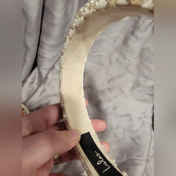 Lulus Reign of Romance White Pearl Beaded Headband & Unbranded Faux Pearl - Picture 6 of 13